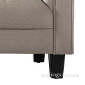 Set Ruang Tamu Gaya Eropa Tuffed Beludru Chesterfield Sofa Sofa Sette